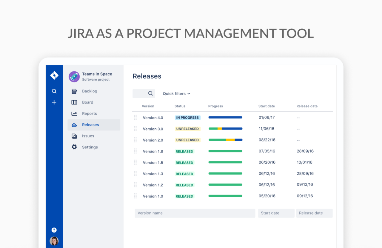 Jira project management