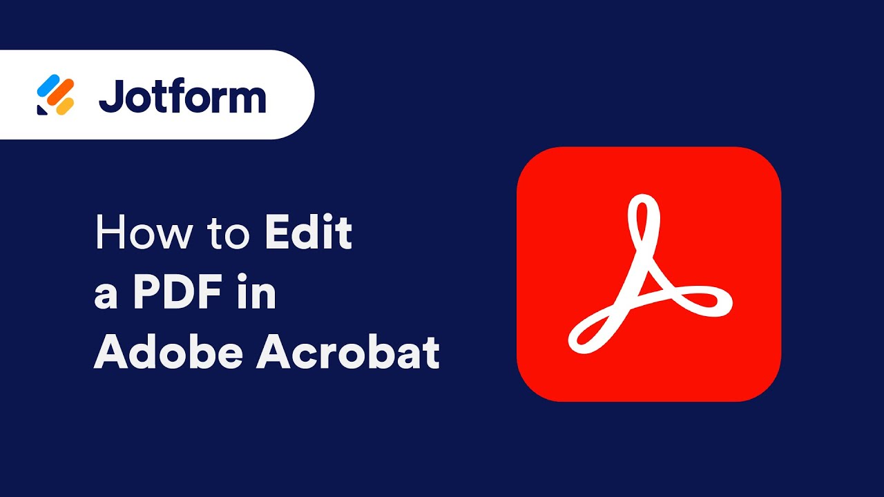 Acrobat pdf editor